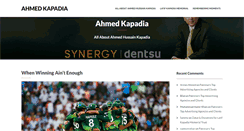 Desktop Screenshot of ahmedkapadia.com