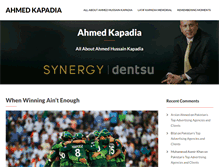 Tablet Screenshot of ahmedkapadia.com